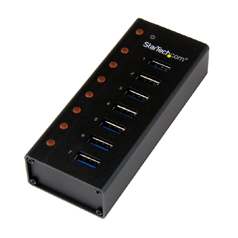 You Recently Viewed StarTech ST7300U3M 7 Port USB 3.0 Hub - Desktop or Wall-Mountable Metal Enclosure Image
