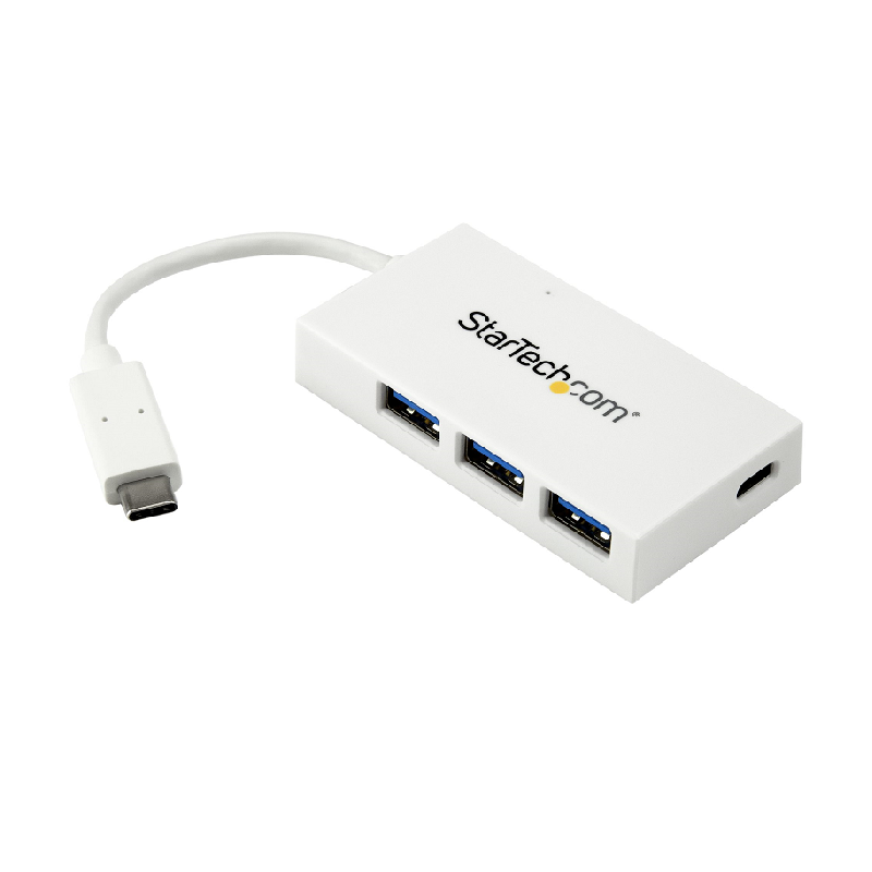 You Recently Viewed StarTech HB30C3A1CFBW 4 Port USB C Hub w/1xUSB-C & 3xUSB-A Ports (SuperSpeed 5Gbps) -White Image