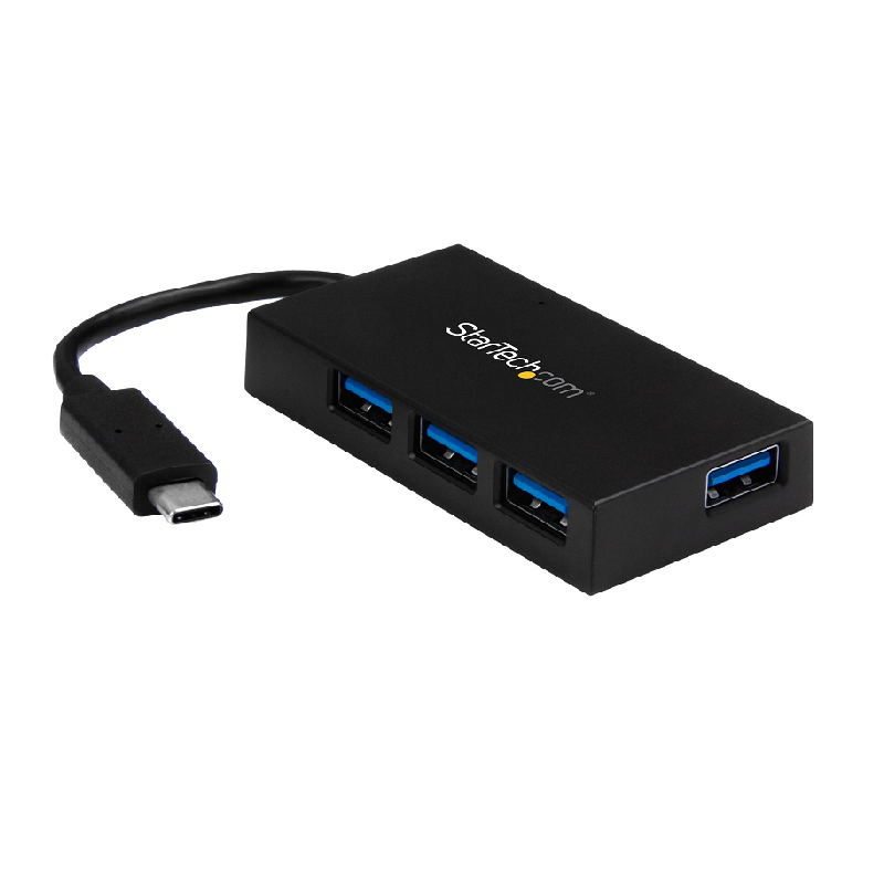 You Recently Viewed StarTech HB30C4AFS 4 Port USB C Hub - USB Type-C Hub w/ 4x USB-A Ports + Power Adapter Image