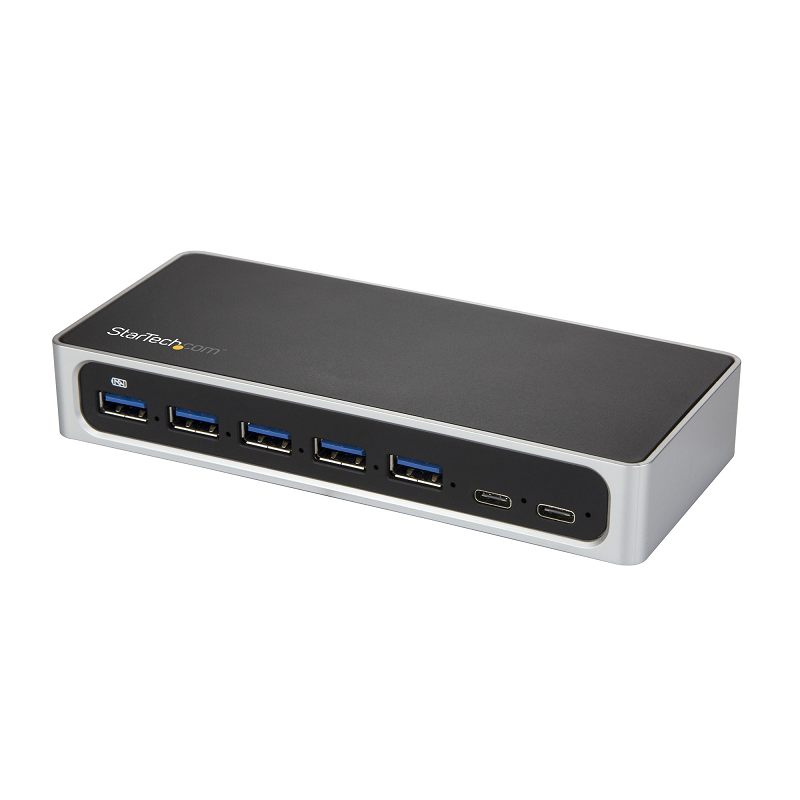 You Recently Viewed StarTech HB30C5A2CSC 7 Port USB C Hub with Fast Charge Port - USB-C to 5x USB-A 2x USB-C  Image