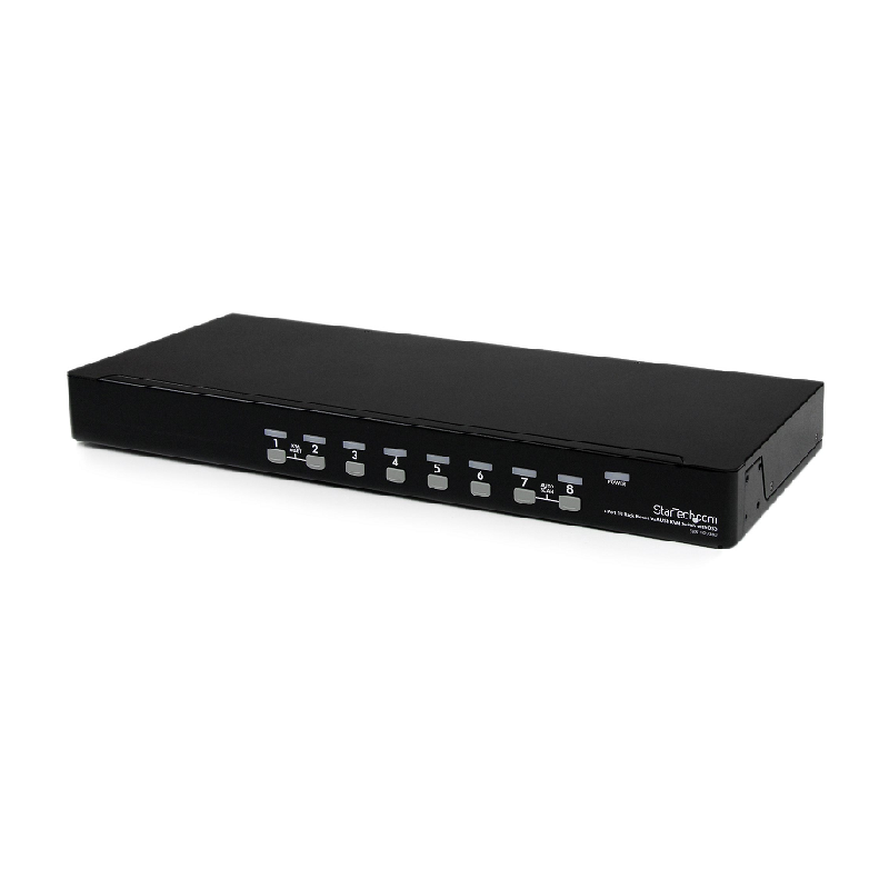 You Recently Viewed StarTech SV831DUSBU 8 Port 1U Rackmount USB KVM Switch with OSD Image