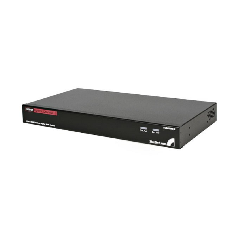You Recently Viewed StarTech SV841HDIEGB 8 Port Rackmount USB PS/2 Digital IP KVM Switch Image