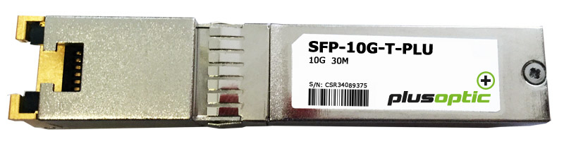 You Recently Viewed PlusOptic, Copper SFP+, 10G, Cat 6, 30M, RJ-45 Image