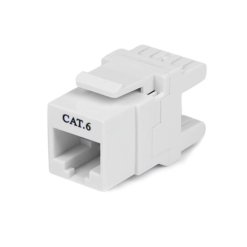 You Recently Viewed StarTech C6KEY110SWH 180° Cat6 Keystone Jack - RJ45 Ethernet Cat6 Wall Jack White 110 Type Image