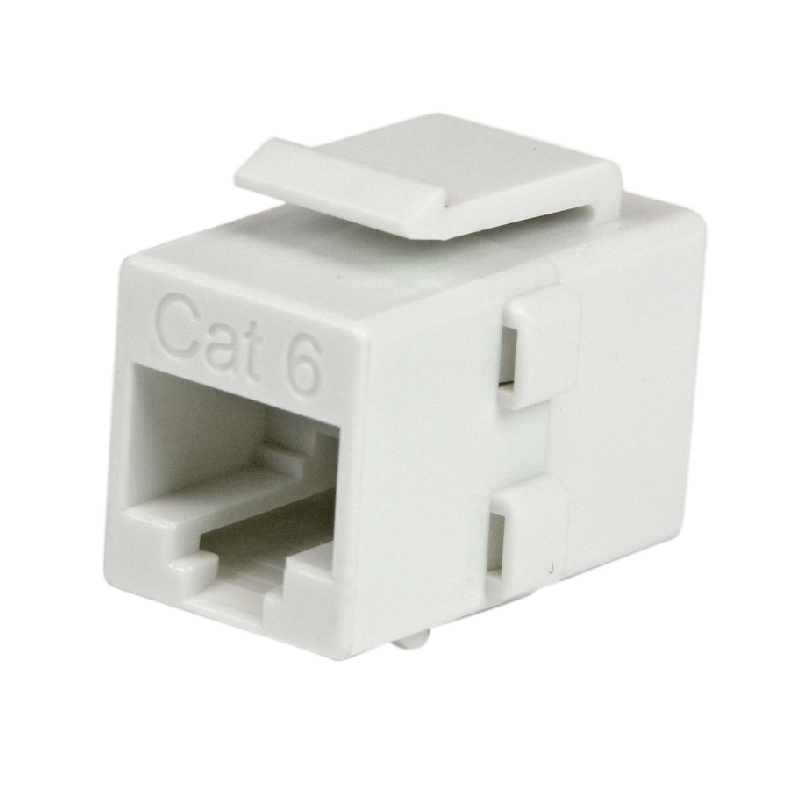 You Recently Viewed StarTech C6KEYCOUPLWH White Cat 6 RJ45 Keystone Jack Network Coupler - F/F Image
