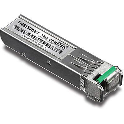 You Recently Viewed TRENDnet TEG-MGBS20D5 Mini-GBIC Dual Wavelength Single-Mode LC Module 1550 (20KM) Image