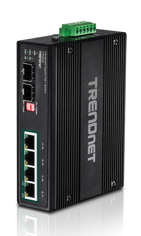 You Recently Viewed TRENDnet TI-PG62B 6-port Hardened Industrial Gigabit PoE+ Switch  Image