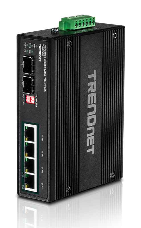You Recently Viewed TRENDnet TI-UPG62 6-port Hardened Industrial Gigabit Ultra PoE+ Switch Image