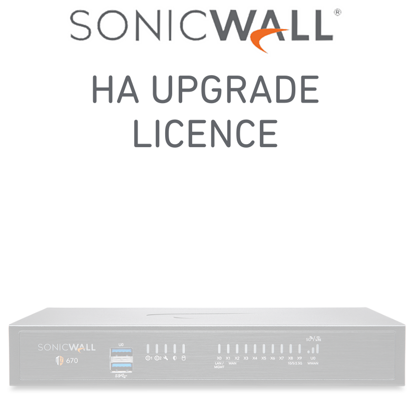 You Recently Viewed SonicWall 02-SSC-5889 Stateful HA Upgrade For TZ670 Series Image