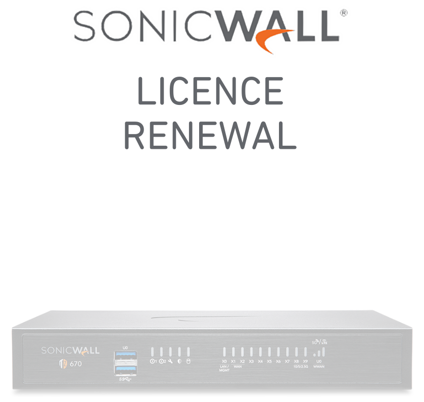 You Recently Viewed SonicWall 8x5 Support For TZ670 Series Image