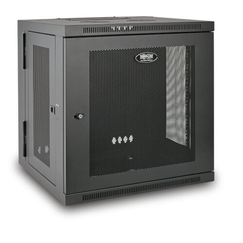 You Recently Viewed Tripp Lite SmartRack 12U Low-Profile Switch-Depth Wall-Mount Rack Enclosure Cabinet, Hinged Back Image