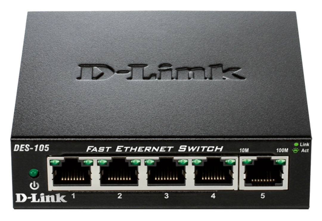 You Recently Viewed D-Link DES-105 5-Port Fast Ethernet Unmanaged Switch Image