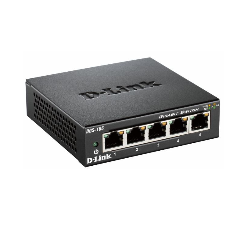 You Recently Viewed D-Link DGS-105 5 Port Gigabit Ethernet Switch Image