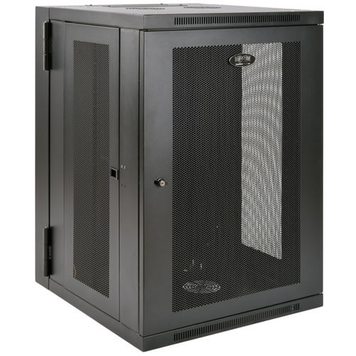 You Recently Viewed Tripp Lite SmartRack 18U UPS-Depth Wall-Mount Rack Enclosure Cabinet, Hinged Back Image