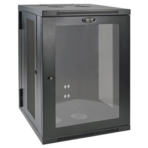 You Recently Viewed Tripp Lite SmartRack 18U Switch-Depth Low-Profile Rack Enclosure Cabinet w/ Acrylic, Hinged Back Image