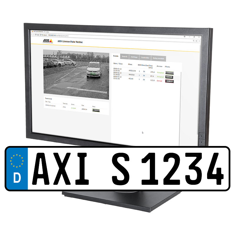 You Recently Viewed Axis 01574-001 License Plate Verifier eLicense Image
