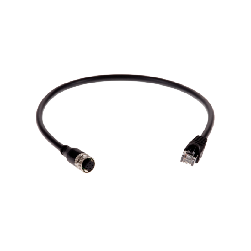 You Recently Viewed Axis 01793-001 M12 D-Code 4-pin (Female) to RJ45 (Male) Ethernet cable, CAT5E (Black) 0.5m Image