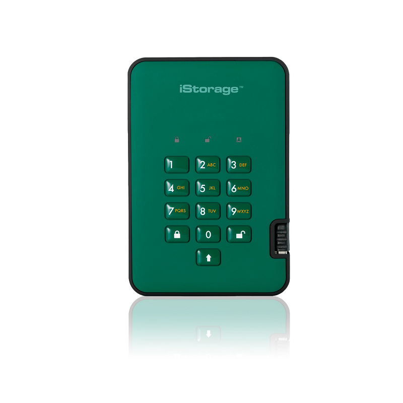 You Recently Viewed iStorage diskAshur2 HDD - Racing Green Image