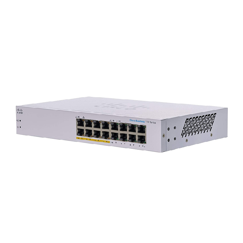 You Recently Viewed Cisco CBS110-16PP-UK 110 Series Unmanaged 16 port L2 PoE Switch Image