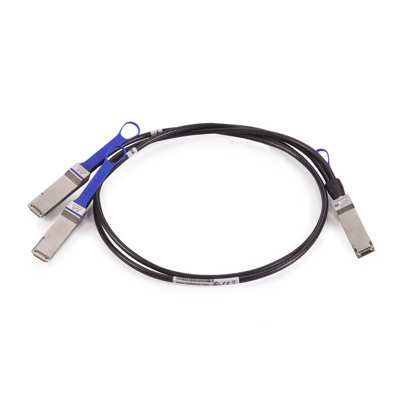 You Recently Viewed Mellanox Passive Copper Hybrid Cable ETH 2x50Gb/s 2xQSFP28 Coloured 30AWG CA-N  Image