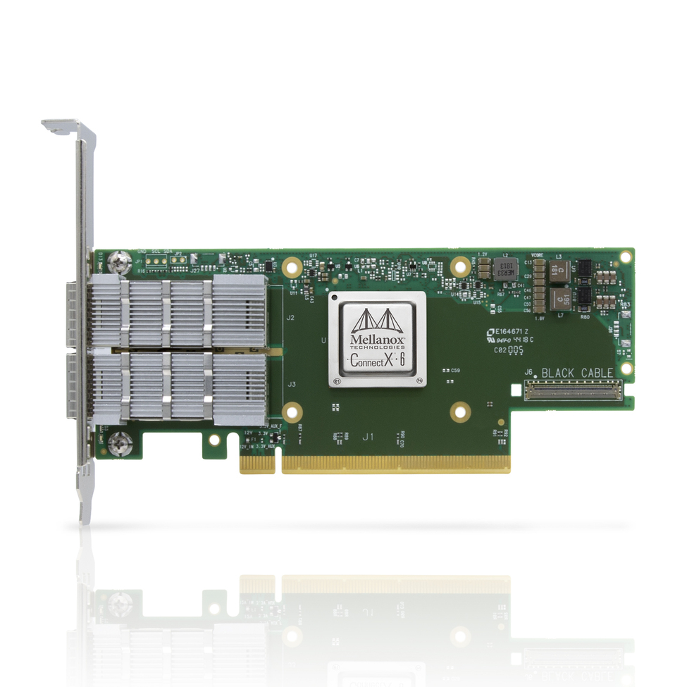 You Recently Viewed Mellanox MCX613106A-VDAT CONNECTX-6 EN Adapter Card 200GbE Dual-Port Image
