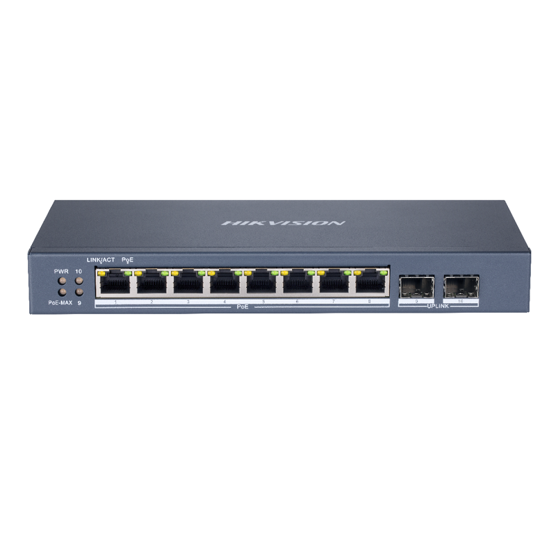 You Recently Viewed Hikvision DS-3E1510P-SI 8 Port Gigabit Smart POE Switch Image