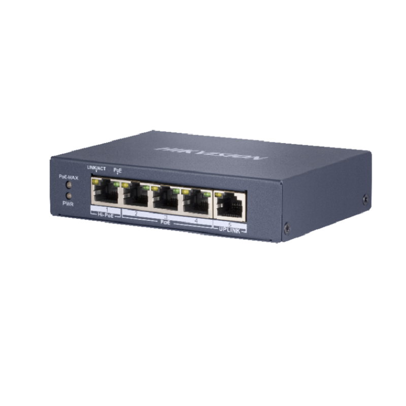 You Recently Viewed Hikvision DS-3E0505HP-E 4 Port Gigabit Unmanaged POE Switch Image
