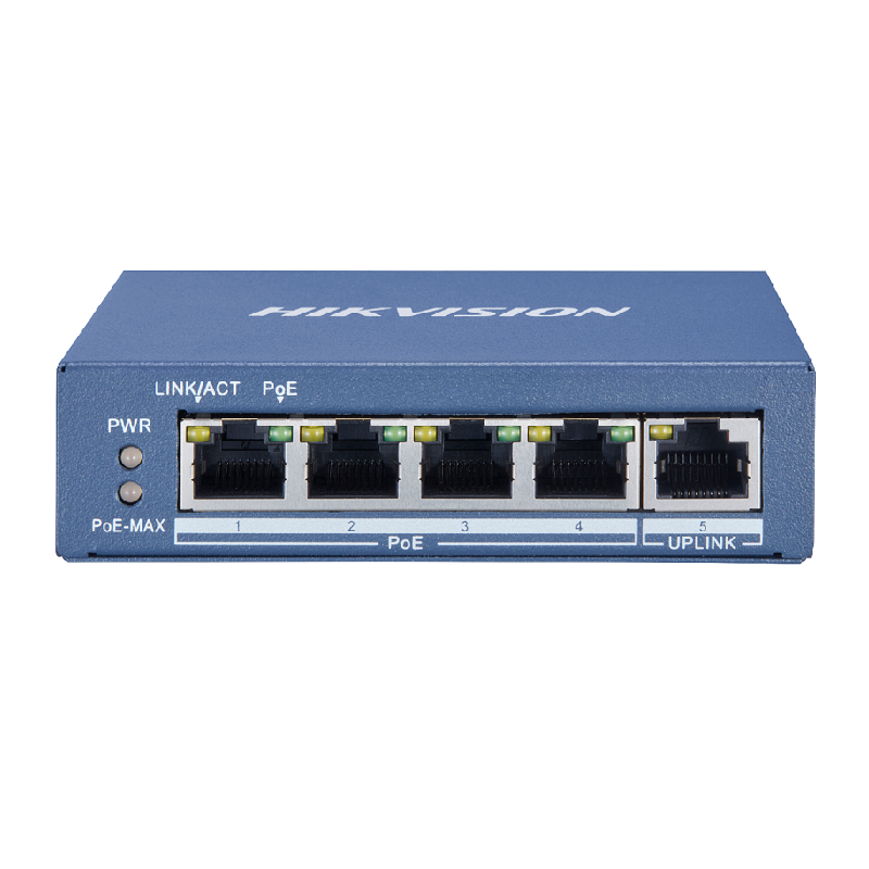 You Recently Viewed Hikvision DS-3E0505P-E 4 Port Gigabit Unmanaged POE Switch Image