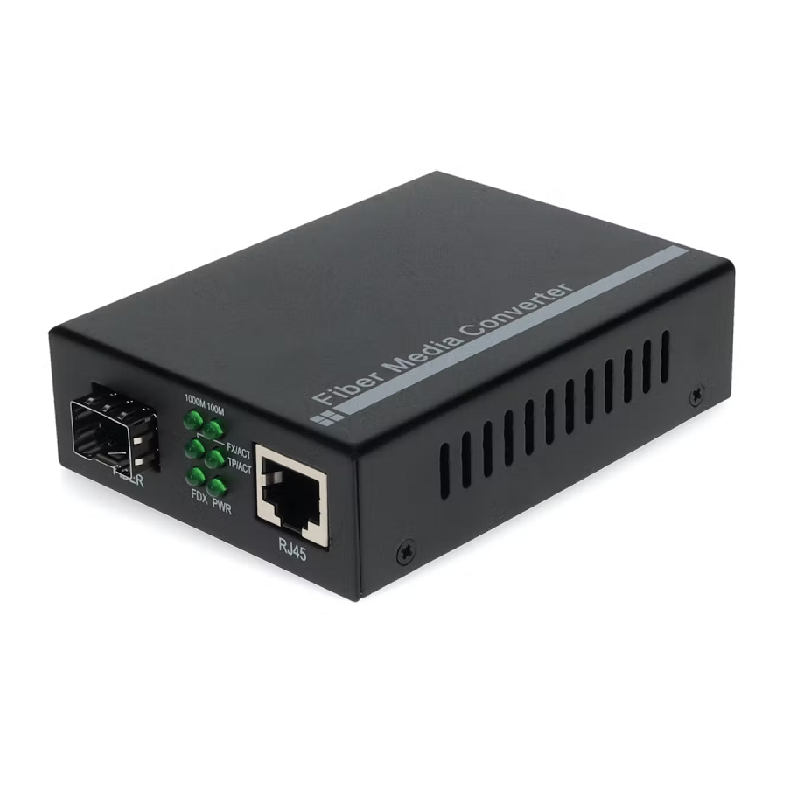 You Recently Viewed 10/100/1000Base-TX(RJ-45) to Open SFP Port Media Converter Image