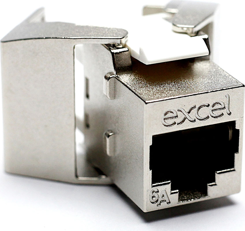 You Recently Viewed Excel Cat6A Screened Toolless Keystone Jack 34.3mm Image
