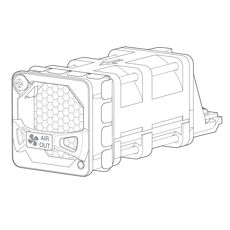 You Recently Viewed Juniper Networks EX4400-FAN-AFI Spare fan with back-to-front airflow Image