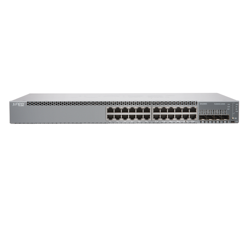 You Recently Viewed Juniper Networks EX2300-24T EX2300 24-port 10/100/1000BASE-T, 4 x 1/10GbE SFP/SFP+ Switch Image