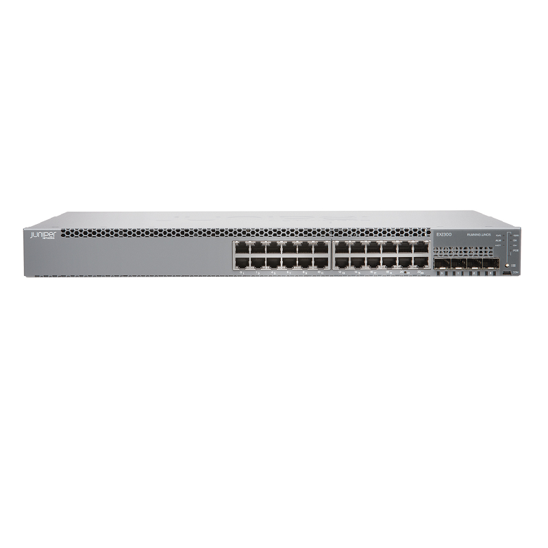 You Recently Viewed Juniper Networks EX2300-24P EX2300 24-port 10/100/1000BASE-T PoE+ Switch, 4 x 1/10GbE SFP/SFP+ Image