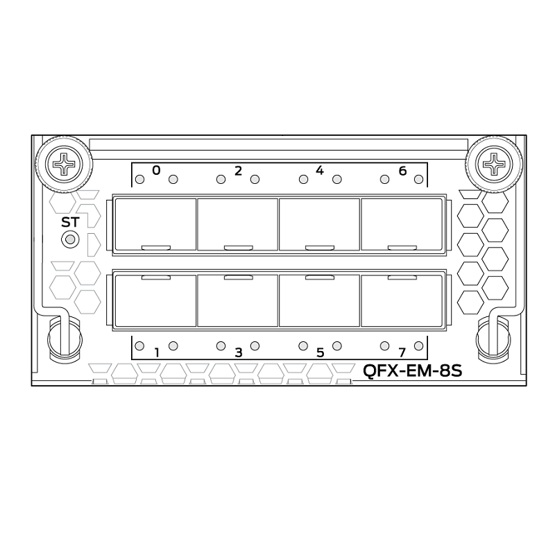 You Recently Viewed Juniper Networks EX4600-EM-8F 8-port SPF+/SFP expansion module for EX4600 Image