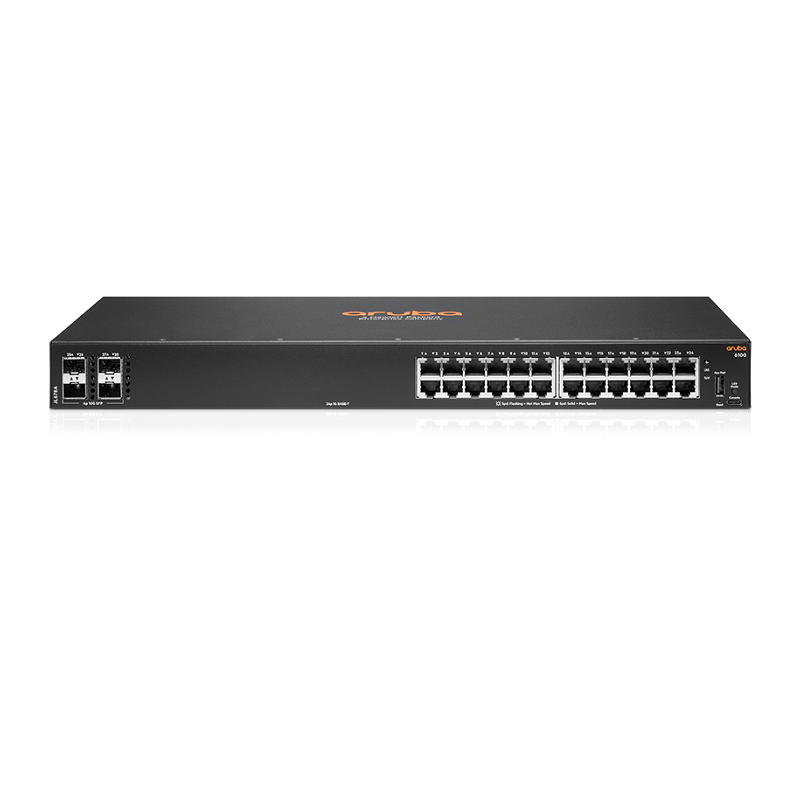 HPE Aruba Networking JL678A 6100 24-Port 4SFP+ Managed L3 Switch