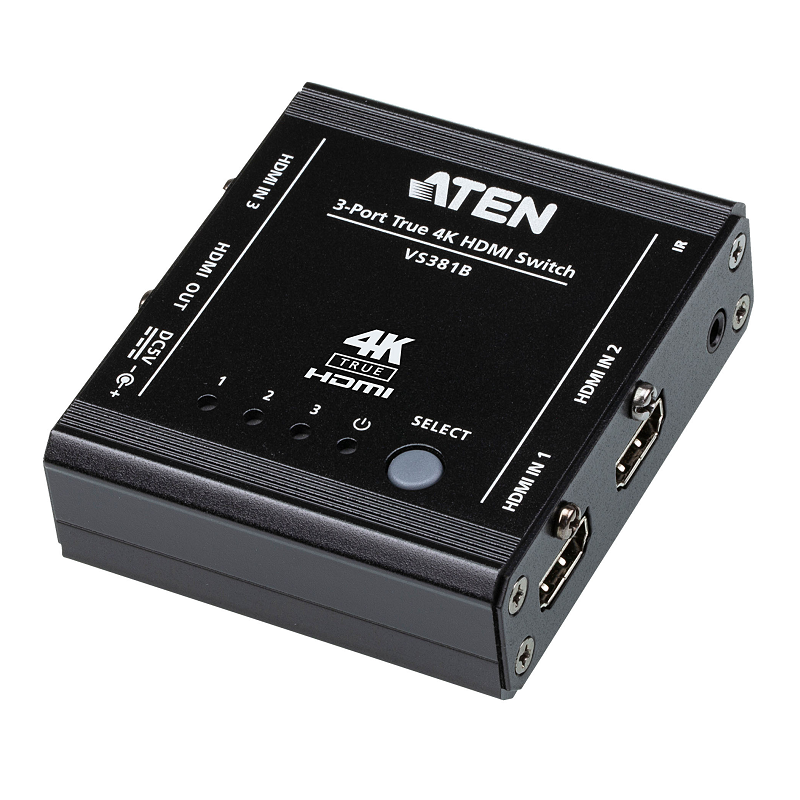 You Recently Viewed Aten VS381B 3-Port True 4K HDMI Switch Image