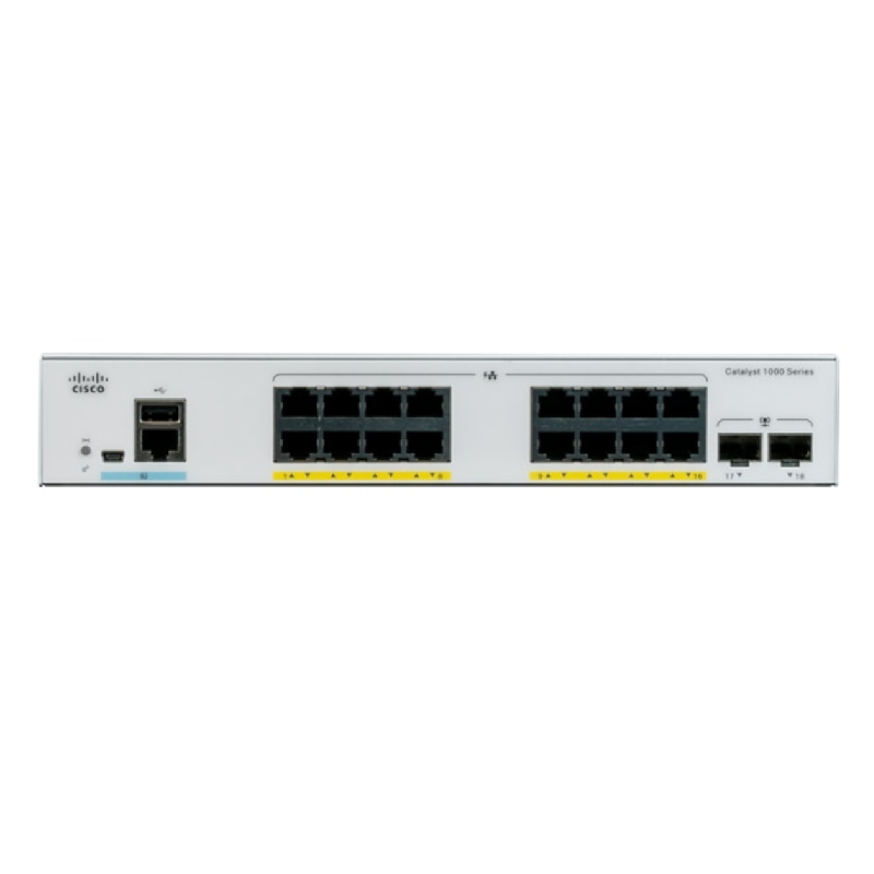 You Recently Viewed Cisco Catalyst C1000-16P-2G-L 16-Port L2 Managed PoE Switch Image