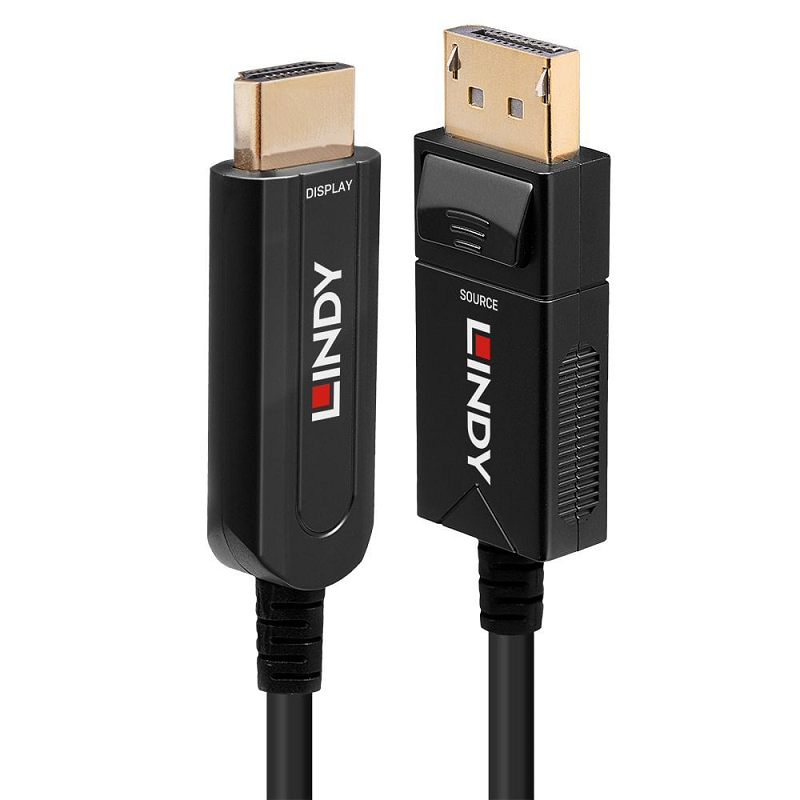 You Recently Viewed Lindy Fibre Optic Hybrid DisplayPort to HDMI Cable Image