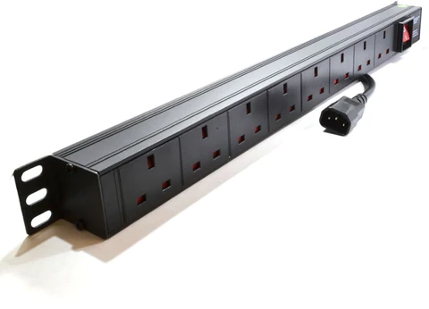You Recently Viewed Dynamode PDU-8WS-V-UK-IEC 8 Way Vertical RM IEC PDU - UK Sockets Image