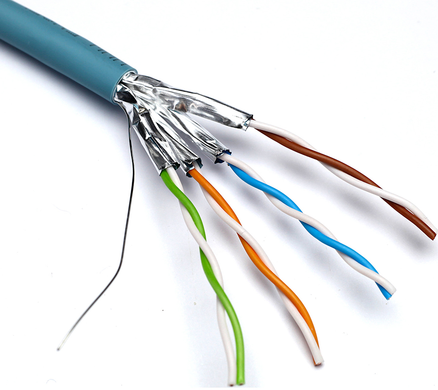 You Recently Viewed Excel Cat6A Cable U/FTP S-Foil B2ca LS0H 500m Reel Ice Blue Image
