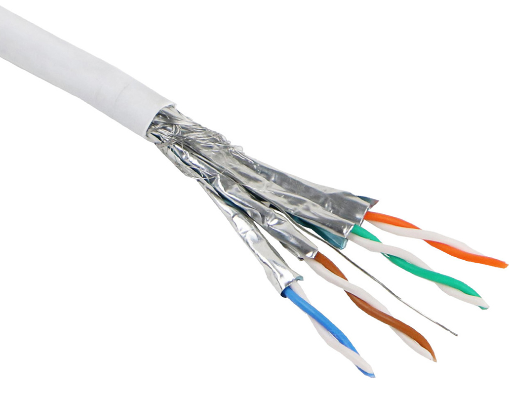 You Recently Viewed Excel Cat6A Cable S/FTP B2ca LS0H 500m Reel White Image