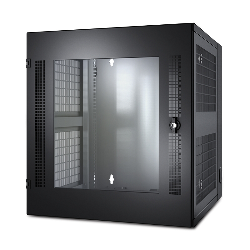 You Recently Viewed APC AR100 NetShelter WX 13U w/Vertical Mounting Rail Glass Front Door Black Image