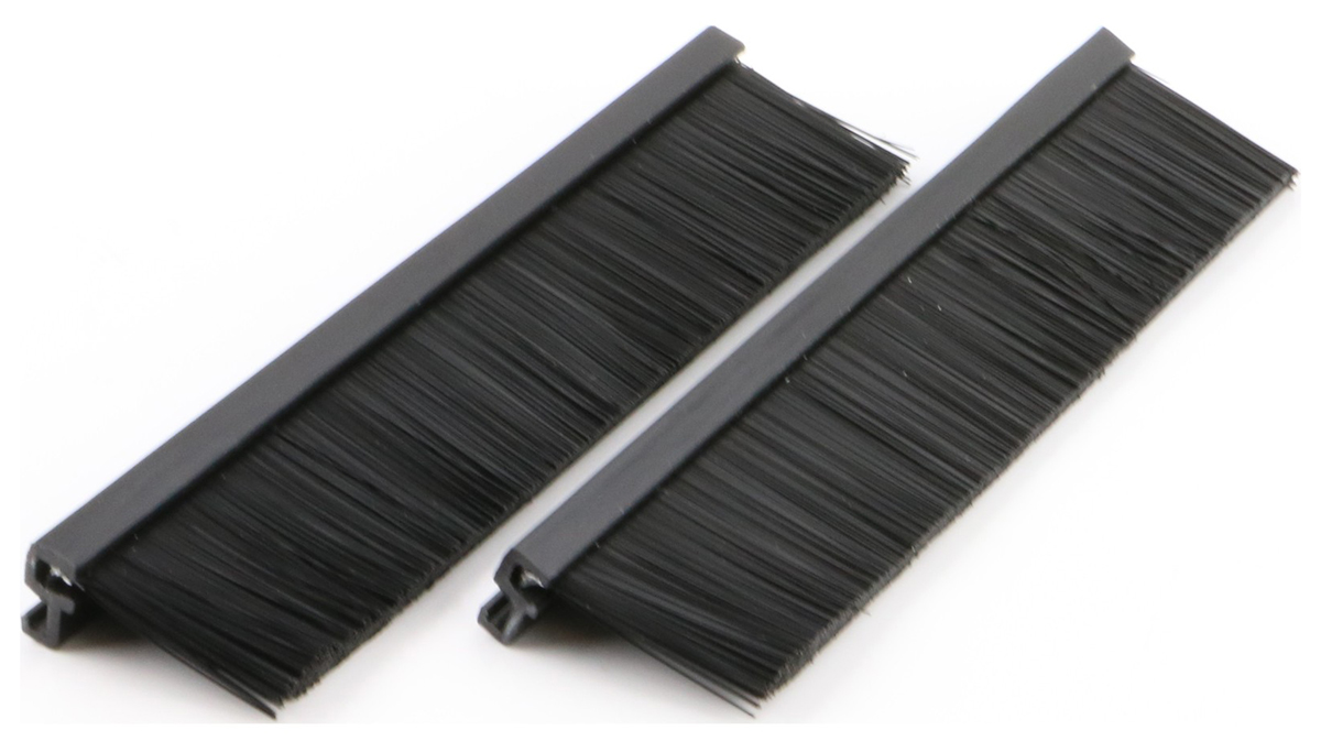 You Recently Viewed Excel Brush strip black for Double Gang Office plate (1pair) Image