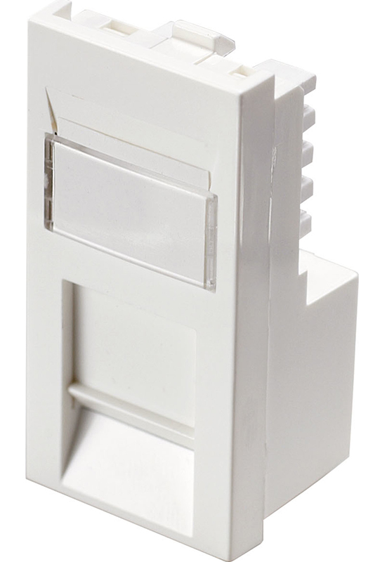 You Recently Viewed Excel Cat6 UTP Office Low Profile Euromod RJ45 Module White Image