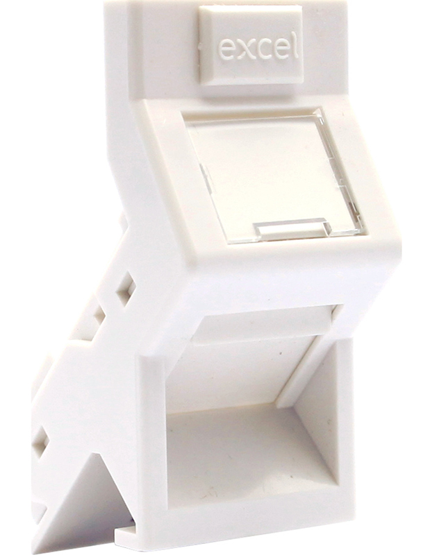You Recently Viewed Excel Office Angled Shutter For Keystone Jack - 25mm x 50mm - White Image
