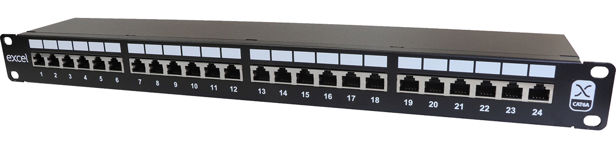 You Recently Viewed Excel Cat6A 24 Port Screened PCB Punchdown Panel Image