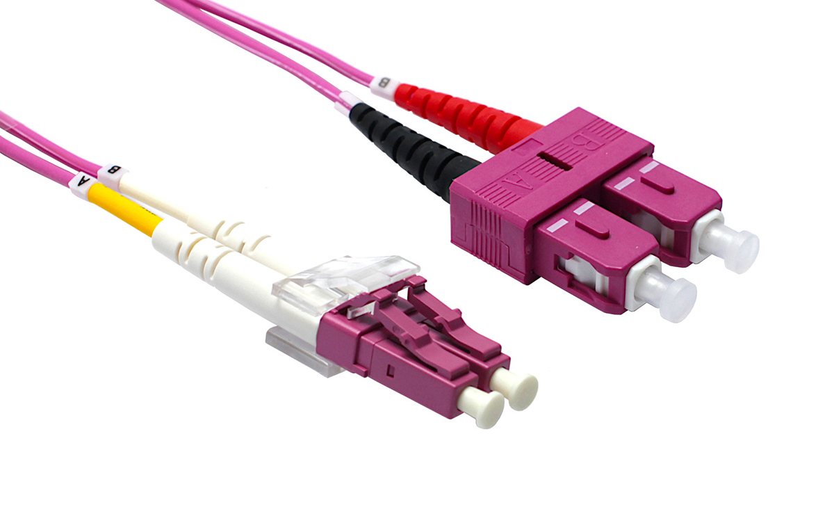 You Recently Viewed Enbeam LC-SC OM4 Fibre Patch Lead - Violet Image