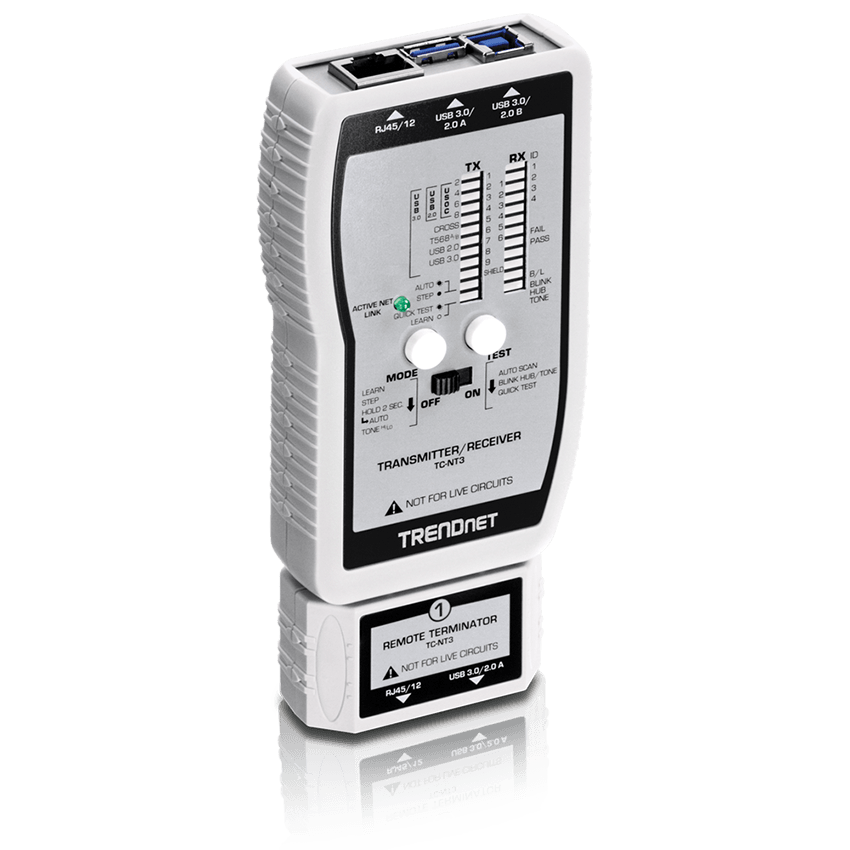 You Recently Viewed TRENDnet TC-NT3 VDV & USB Cable Tester Image