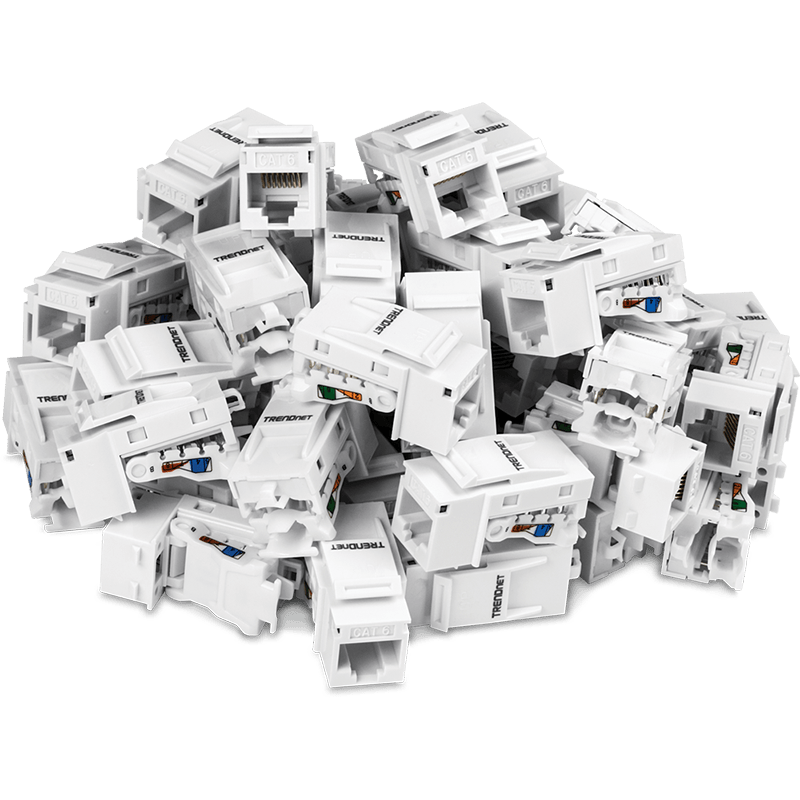 You Recently Viewed TRENDnet TC-K50C6 Cat6 Keystone Jack-50-Pack Image
