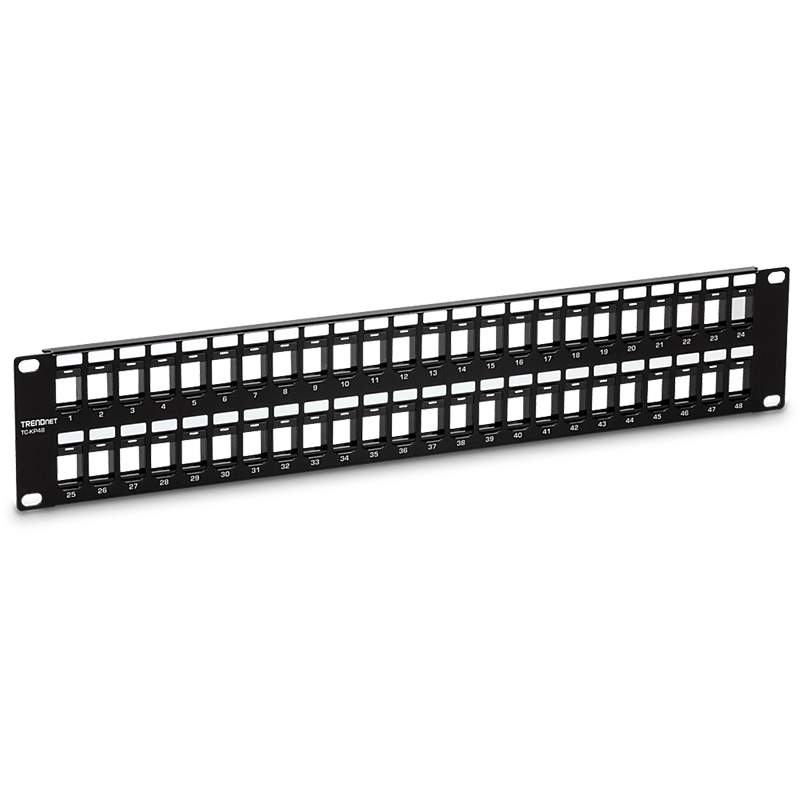 You Recently Viewed TRENDnet TC-KP48 48-Port Blank Keystone 2U HD Patch Panel Image